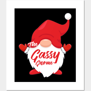 The Gassy Gnome Matching Family Christmas Pajama Posters and Art